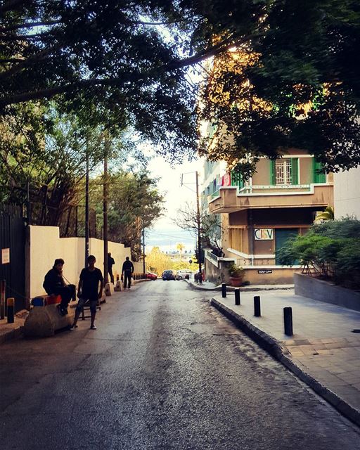 The Ultimate Freedom is to run the middle of empty streets.. run fly... (Beirut, Lebanon)