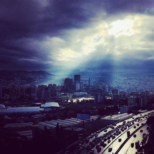 The Universe 🌎 Is Watching. beirut  lebanon  weekend  sunset ... (Beirut, Lebanon)