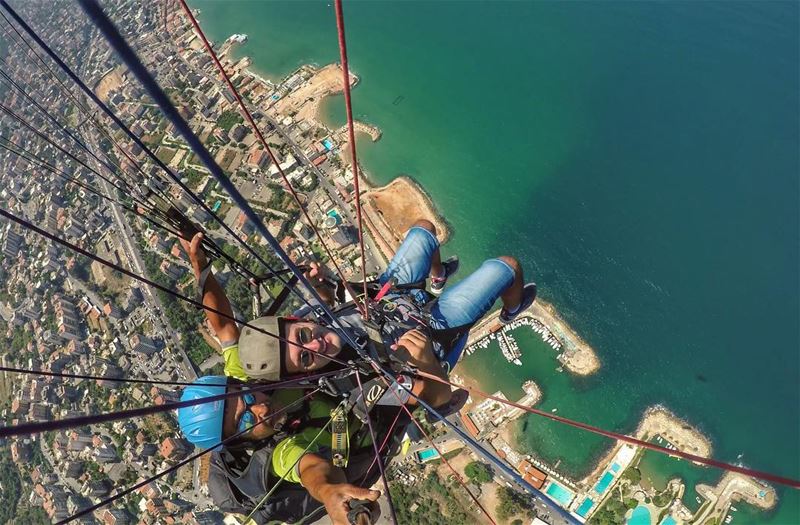 The unseen from 800 m 🌬☀️🌊🚀••••••••••••••••••••••••••••••••••••... (Jounieh, Liban)