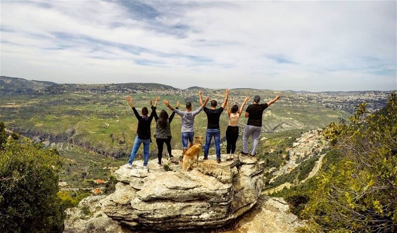 The  View Is Always Beautiful From The Top FlyingRock  Friends  Chouf ... (Chouf)