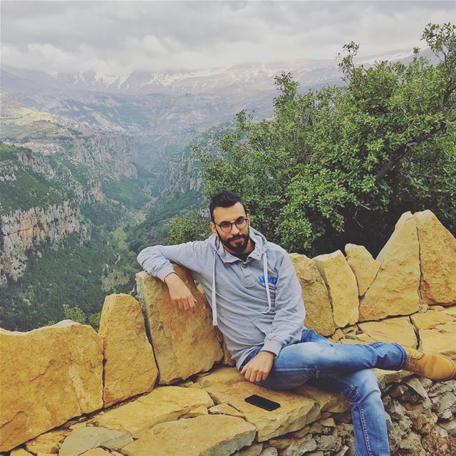 The view is 🤩  lebanon  bcharre ... (Diman, Liban-Nord, Lebanon)