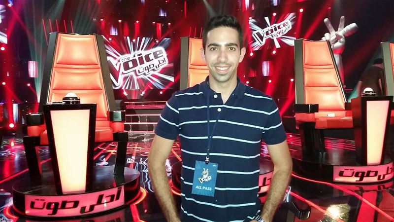 The voice ✌ livelovebeirut  wearelebanon   lebanon livelovelebanon... (The Voice! Mbc Studio)