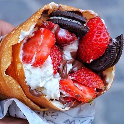 The waffle cone at Souk el Akel 😍😍😍 Have you tried it yet? 🍴 Credits @nogarlicnoonions