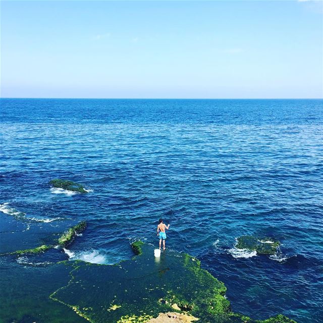 The weather got me like 🌊. beirut  lebanon  livelovebeirut ... (Raouché)