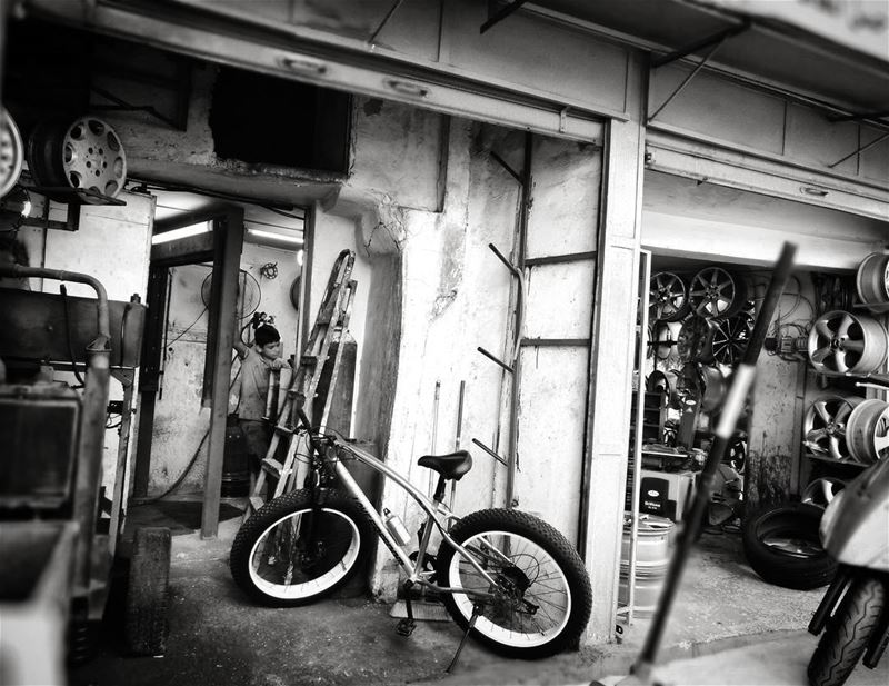 The wheel-boy -  ichalhoub in  Tripoli north  Lebanon /  turkobjektif_bw ...