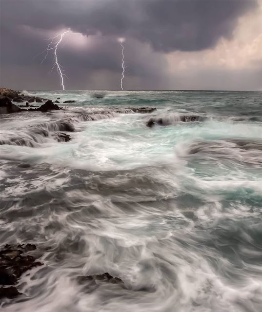 The wind blows and minutes go byAll is grey and clouds cover the skyNot... (Aamchite, Mont-Liban, Lebanon)