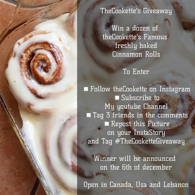 TheCookette's Giveaway🌼It was time for a Giveaway already ! Win a dozen... (Greater Montreal)