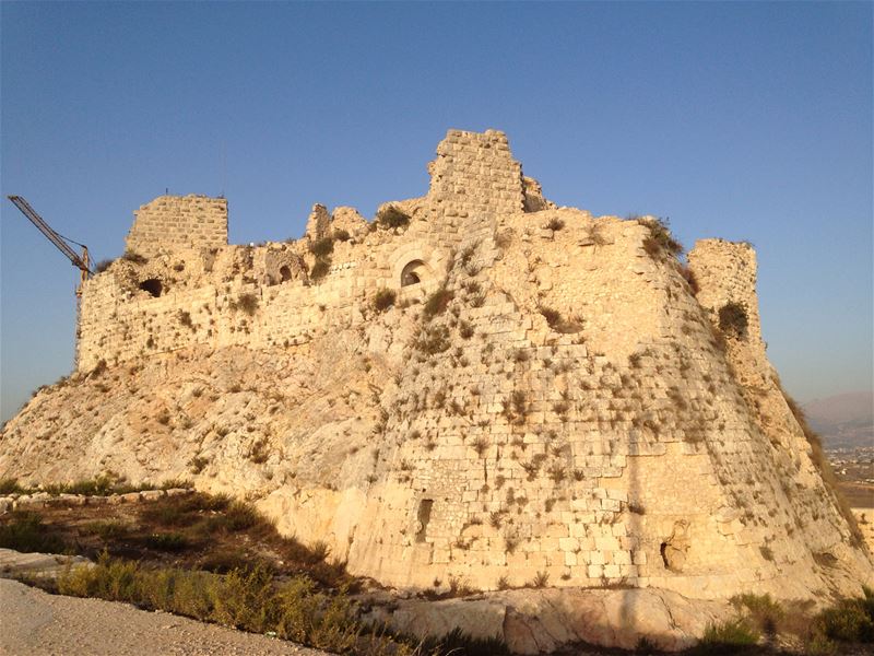 There are no architecture for a castle in the clouds ~ Gilbert K... (Beaufort Castle, Lebanon)