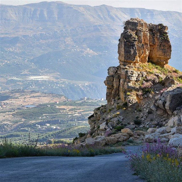 🚙..There are no shortcut to any place worth going.  roadtrip  exploring ... (Akoura, Mont-Liban, Lebanon)