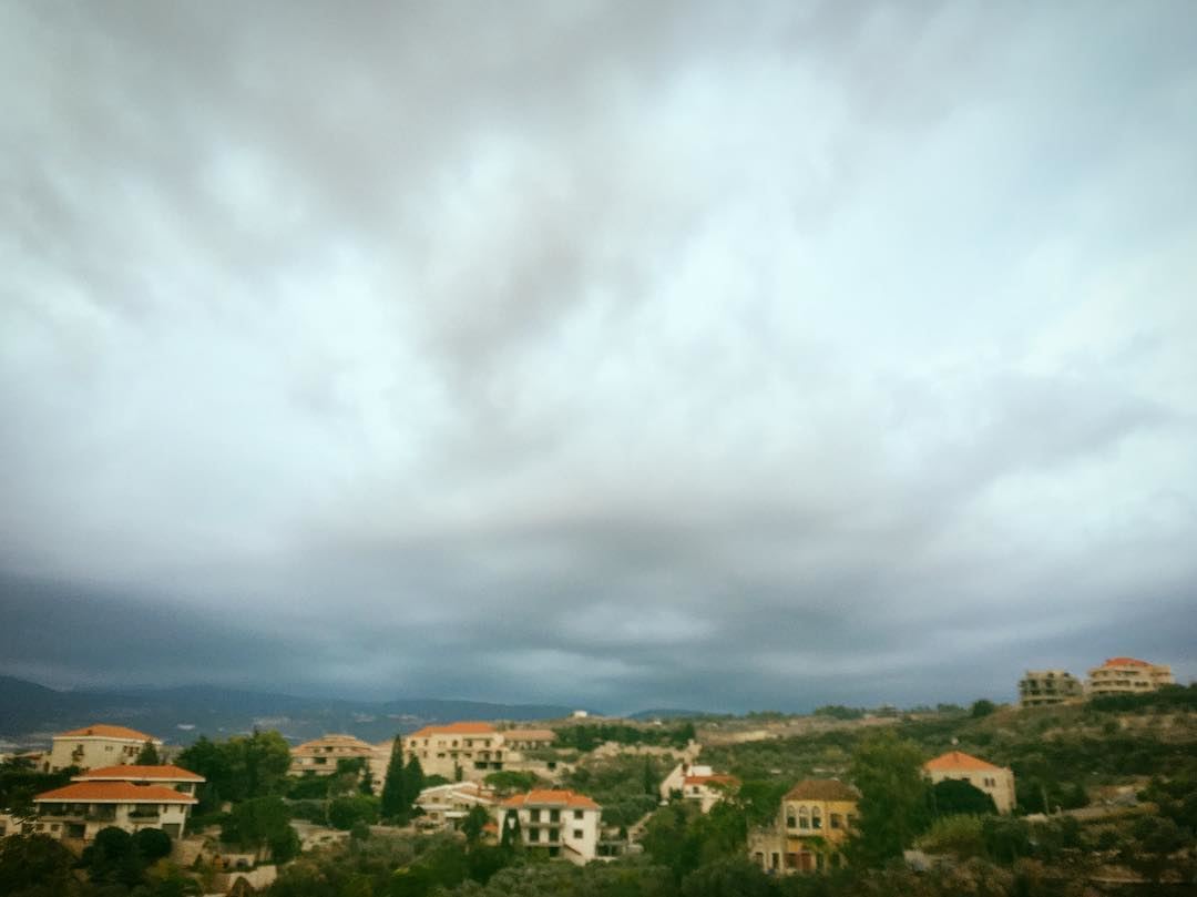 There are things you only learn in a storm.  lebanon  livelovelebanon ... (Amioûn, Liban-Nord, Lebanon)