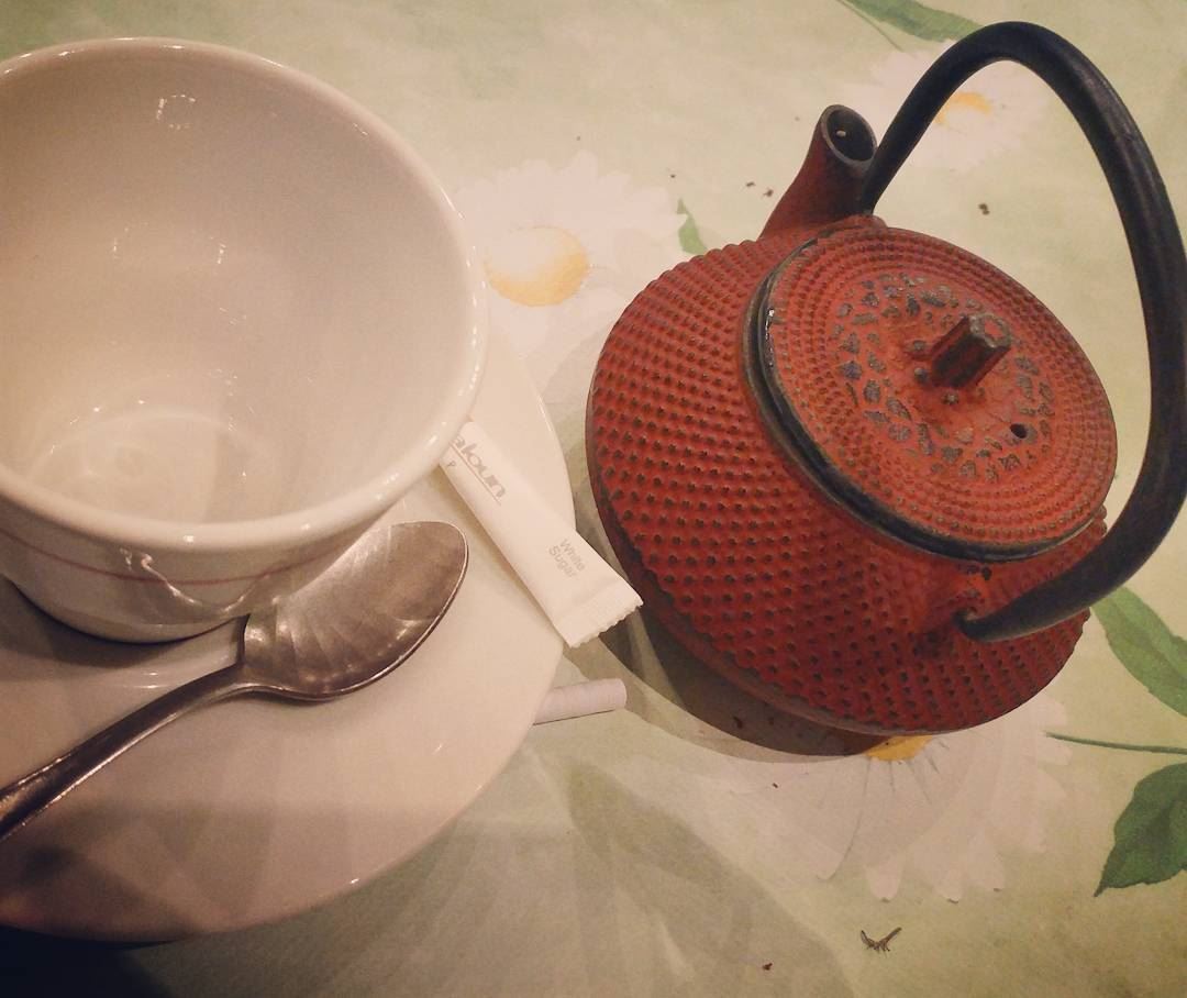 💫 There is always time for some tea.. Good Morning_____________________... (Al Mandaloun Café Dbaye)