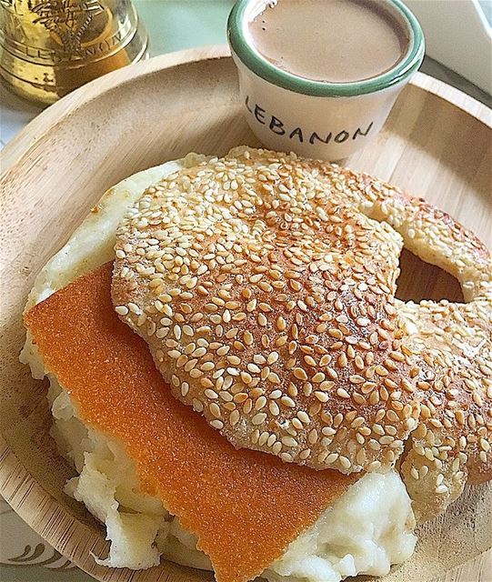 There is nothing better than knefeh with coffee in the morning........ (Amal Bohsali)