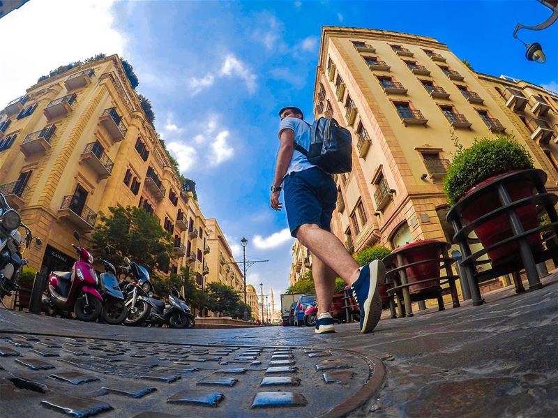 There is nothing better then exploring the city at the early morning with... (Downtown Beirut)