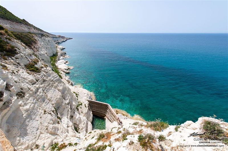 “There is one spectacle grander than the sea, that is the sky; there is... (الناقورة / Al Naqoura)