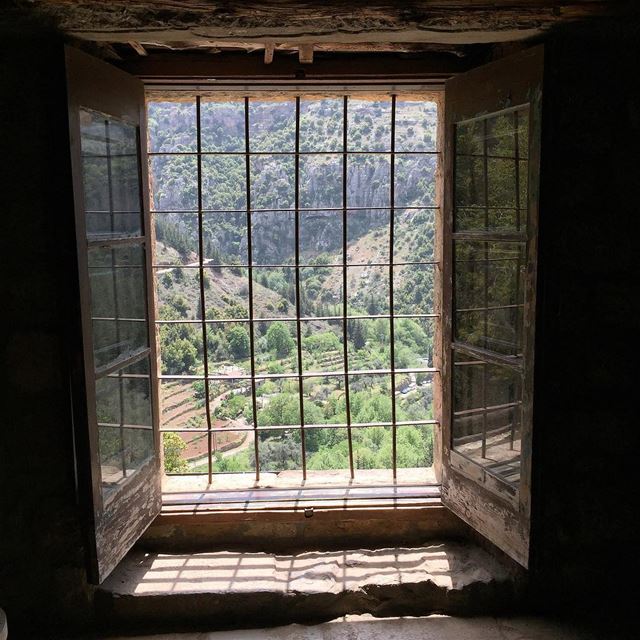 There's a world out there. Open a window, and it's here.  Nature  Outside ... (Bcharreh, Liban-Nord, Lebanon)