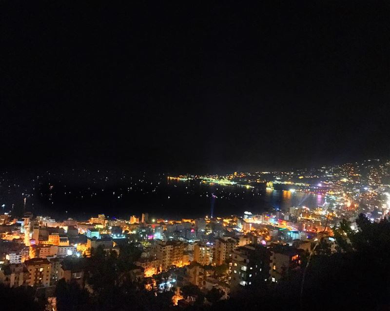 There they stand, the innumerable stars, shining in order like a living... (Harîssa, Mont-Liban, Lebanon)