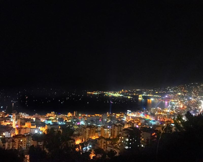 There they stand, the innumerable stars, shining in order like a living... (Harîssa, Mont-Liban, Lebanon)