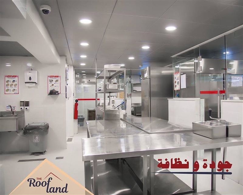@theroofland -  Our shiny main kitchen serving you the best food quality!... (The Roofland)