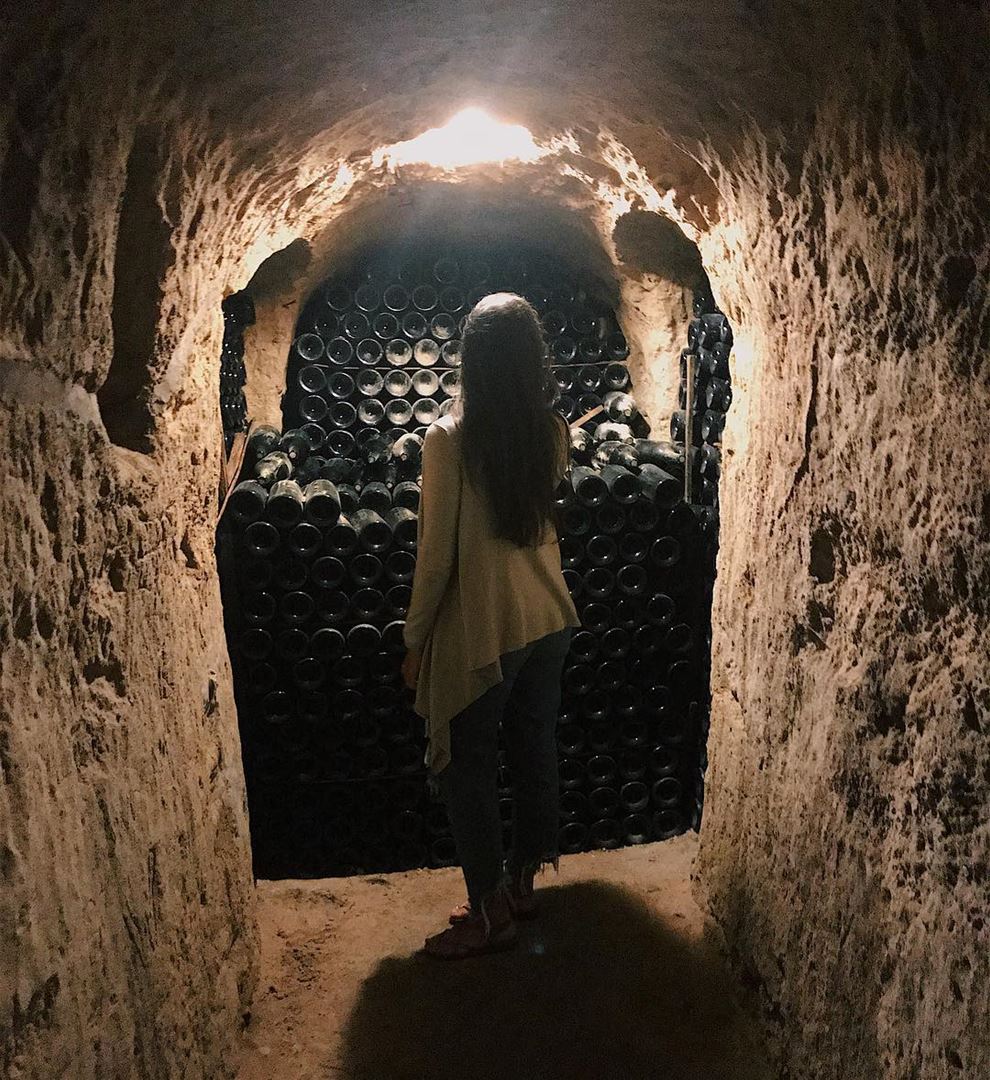 These bottles of wine are hundreds of years old 🍷 If you're a wine... (Château Ksara)