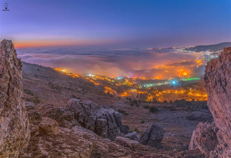 These kinds of sunsets; my favorite!!... (Sawfar, Mont-Liban, Lebanon)