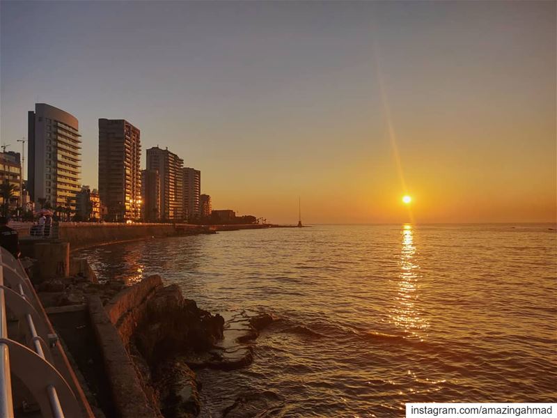 These sunsets never get... (Manara Beyrouth)