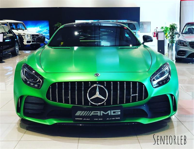 They called it Beast of the Green Hell 😈 AMG GTR——————————————————————— @ (Dubai, United Arab Emirates)