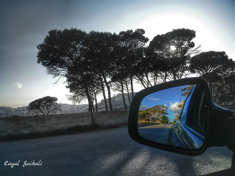 ``They say don't text and drive .. but they never said don't shoot 📸and... (Deïr El Harf, Mont-Liban, Lebanon)
