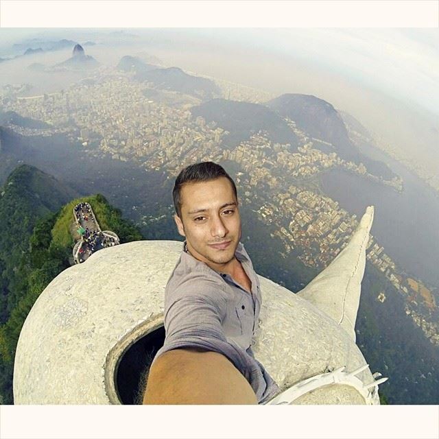 This is a selfie :p  selfie  top  head  cristoredentor  riodejaneiro ...
