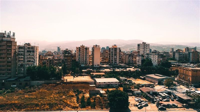 This is a typical Beirut's Streets view; Good Morning from Beirut City 😁☀️ (Crown Flour Mills)