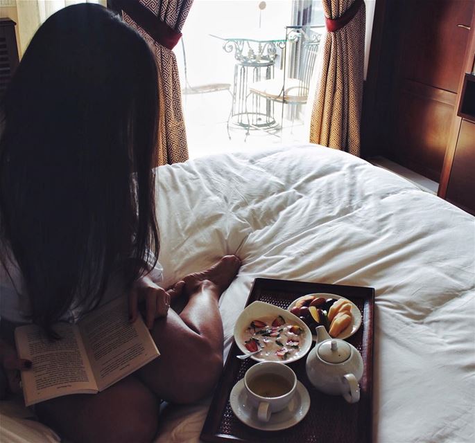 This is how I like to spend every Sunday morning ❤️☀️ ........ (Grand Hills Hotel and Spa Broumana)