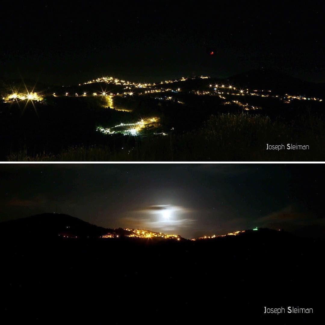 This is how I see my town Roum from the west and from the east ... It is... (Roûm, Al Janub, Lebanon)
