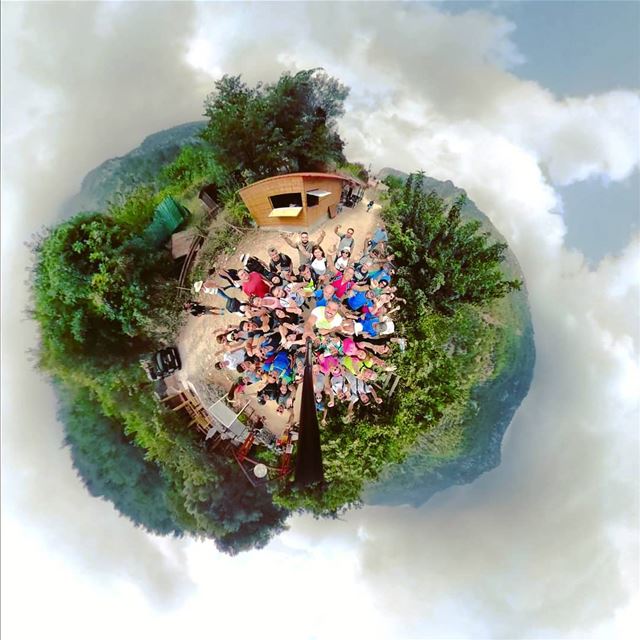 This is how we bond our Lebanese community ⚘Join our little planet next... (Nahr Ibrahim, Mont-Liban, Lebanon)
