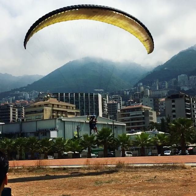 THIS IS how WE land 😉 (Jounieh - Lebanon)