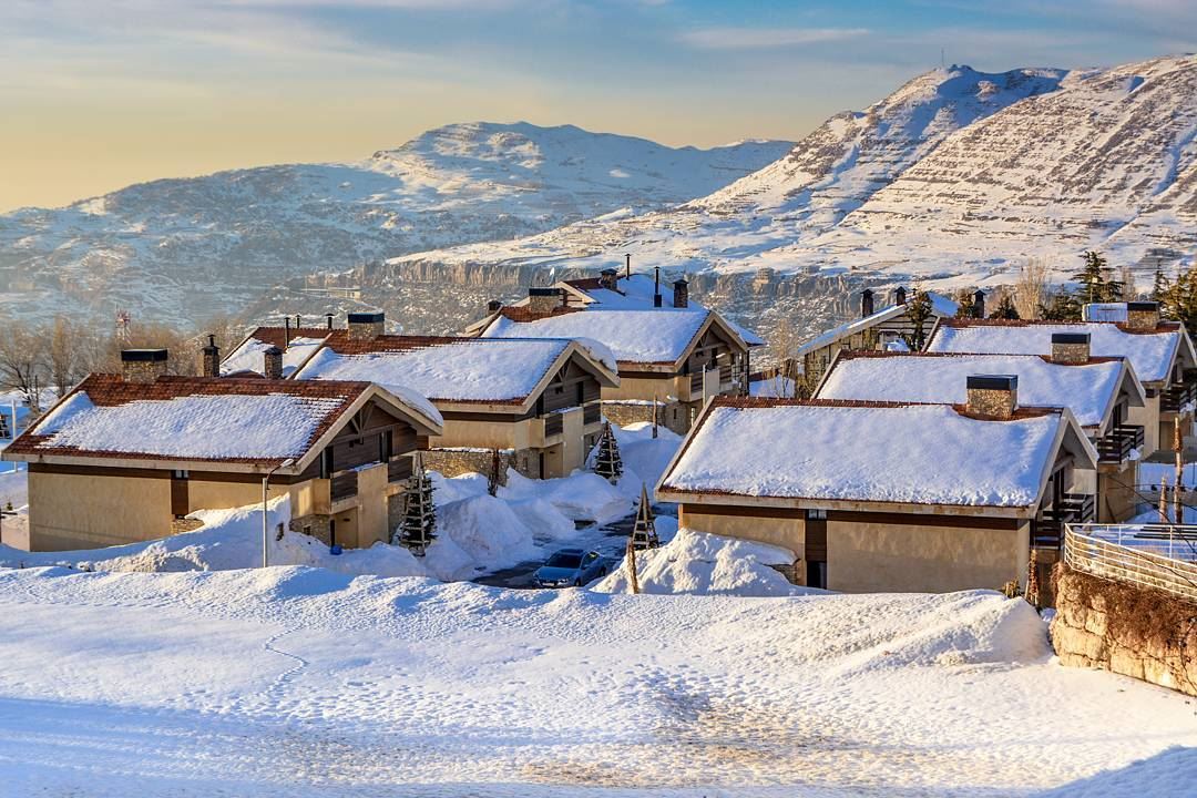 .This is Lebanon | the beautiful village of Faqra covered by snow ! |... (Kfardebian)