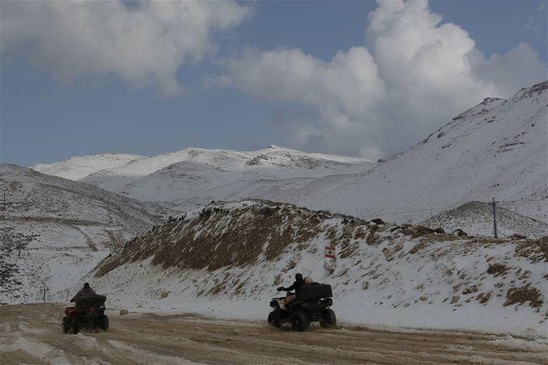 This is Lebanon... With her beautiful mountain range very close to... (Mzaar Kfardebian)