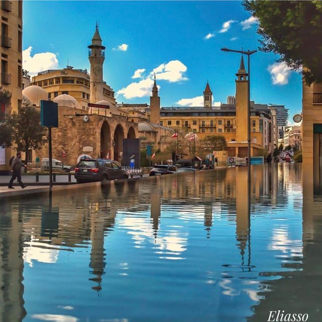 This is our beautiful  beirut ❤🇱🇧❤ by @eliasso 🌲🌹🌲  meetlebanon ... (Beirut, Lebanon)