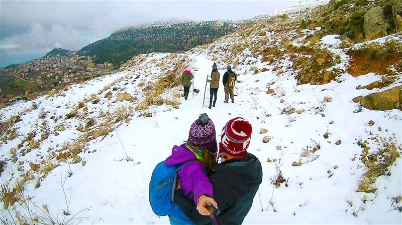 This is what we live for ❄------------------------------------------------ (Ehden, Lebanon)