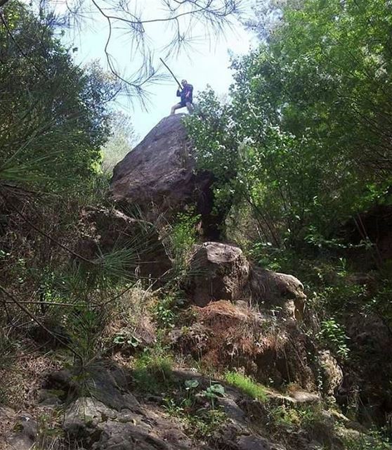 This is why they call me "Spartacus"💥💥💥  chouwwen  lebanon  hiking ...