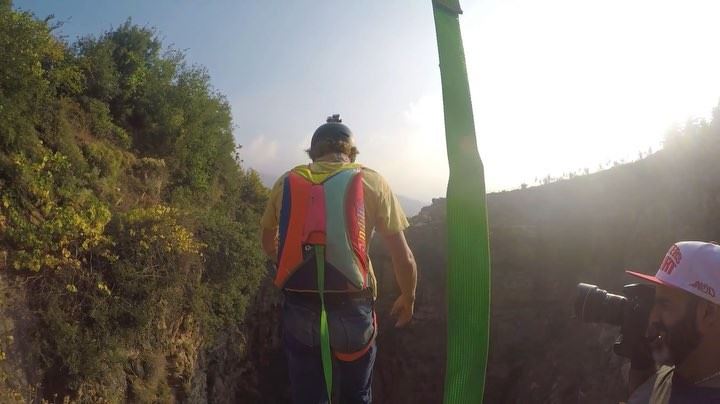 This just a teaser for another awesome BASE jump by @sketchyandylewis,... (Lebanon)