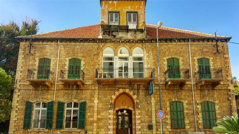 This must have been such a beautiful family home prior to being... (Zahlé, Lebanon)