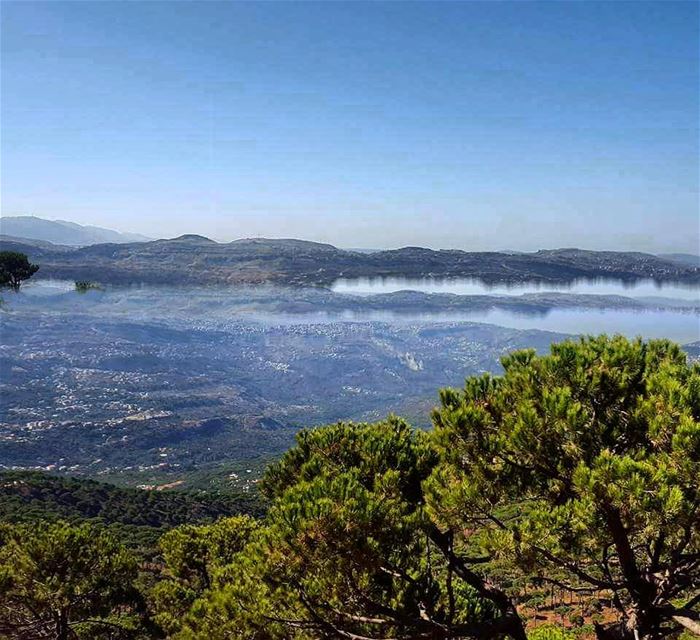 This picture taken from high QARNAYEL while hiking to Falougha you can see...