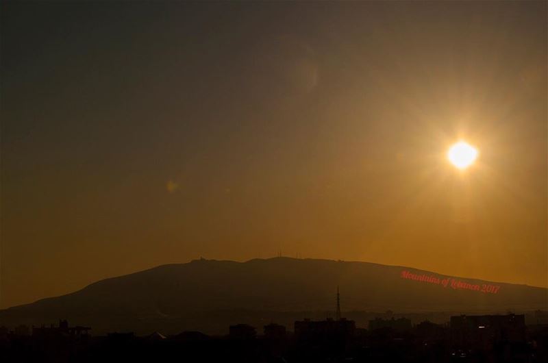 This time it is a Sunrise, from behind Jabsl Terbol, north of Tripoli (not... (Turbul, Liban-Nord, Lebanon)