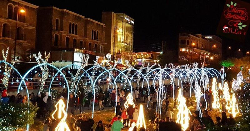 This year, lights from all the corners of  Lebanon are shouting “Merry ...