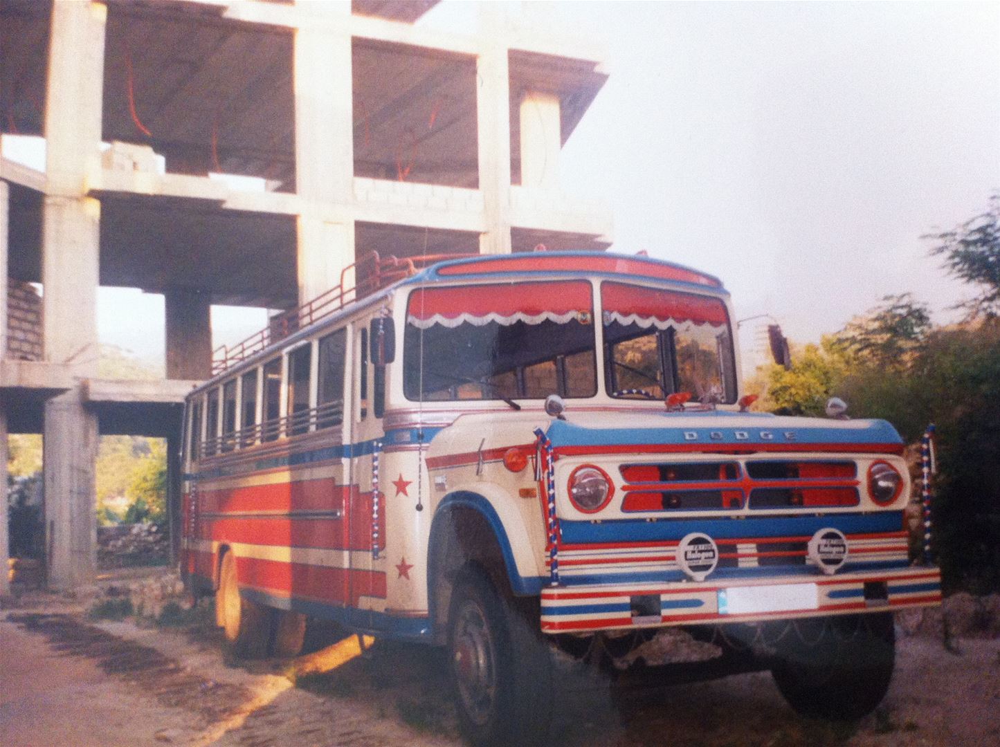 Throw back - old buses