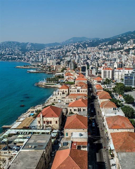 Throwback by the sea 🌊🏠... jounieh  lebanon  dji  drones  quadcopter... (Joünié)