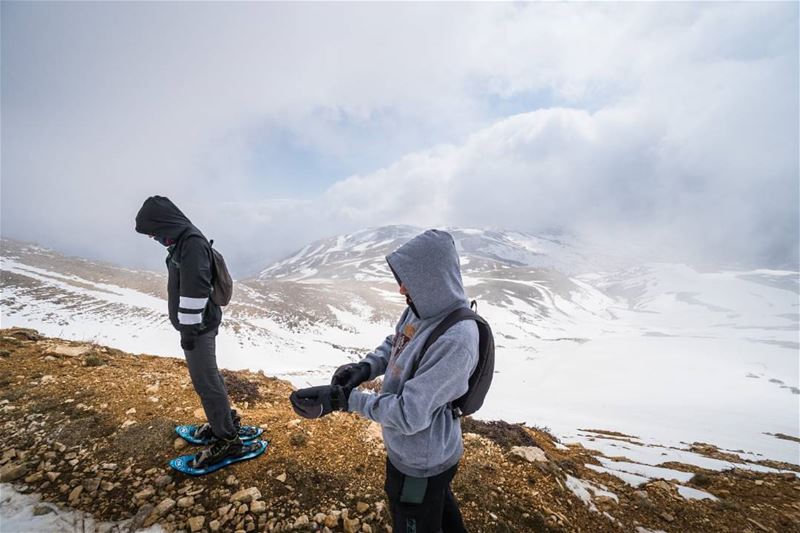  Throwback Sanine's Hike ❄⛄.Credits to @batlounis 📷❤. letshike ... (Mount Sannine)