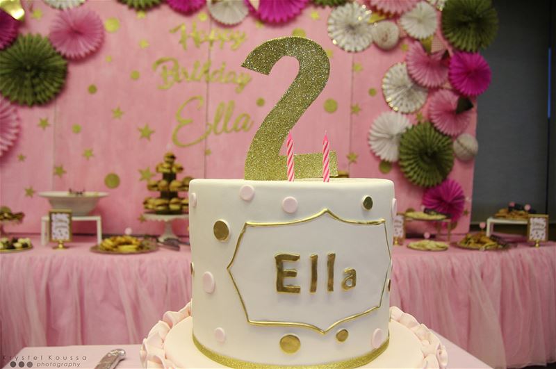 Throwback to Ella's Royal Gold, Pink & White Birthday! 👑💖🎉 Book your... (Jeita Country Club)