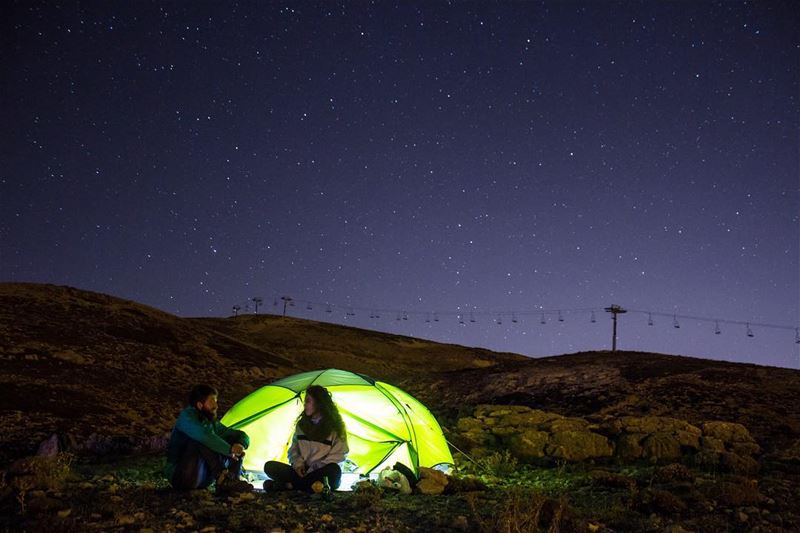 Time camping isn't spent, it's Invested ⛺️🌌.. lebanon  camping  ...