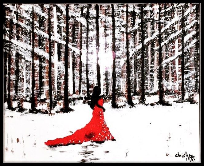 Title: “Lost in Nature "Cotton Art Panel white Frame When the idea...