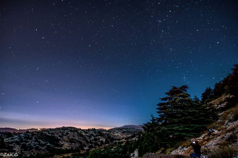 To the stars  milkywaychasers  nightview  lebanon  nikonphotography ... (Cedars Ground Campsite)